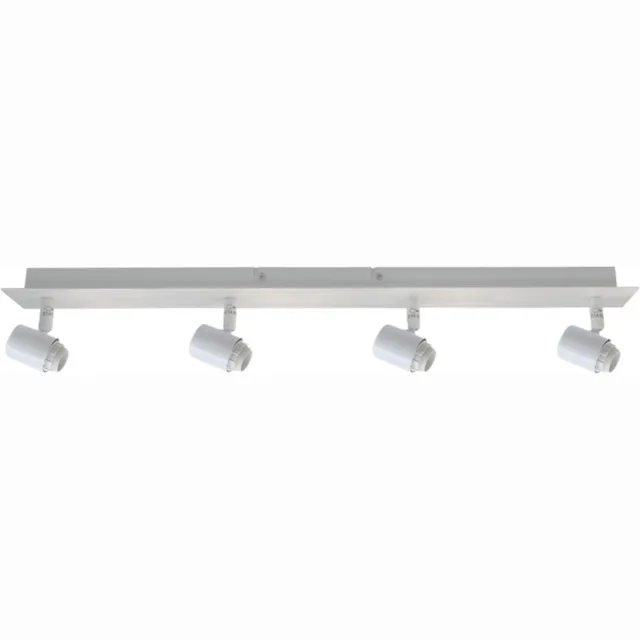 Olucia Aluminium plafondfitting wit, Rika - Vorm: Rechthoek