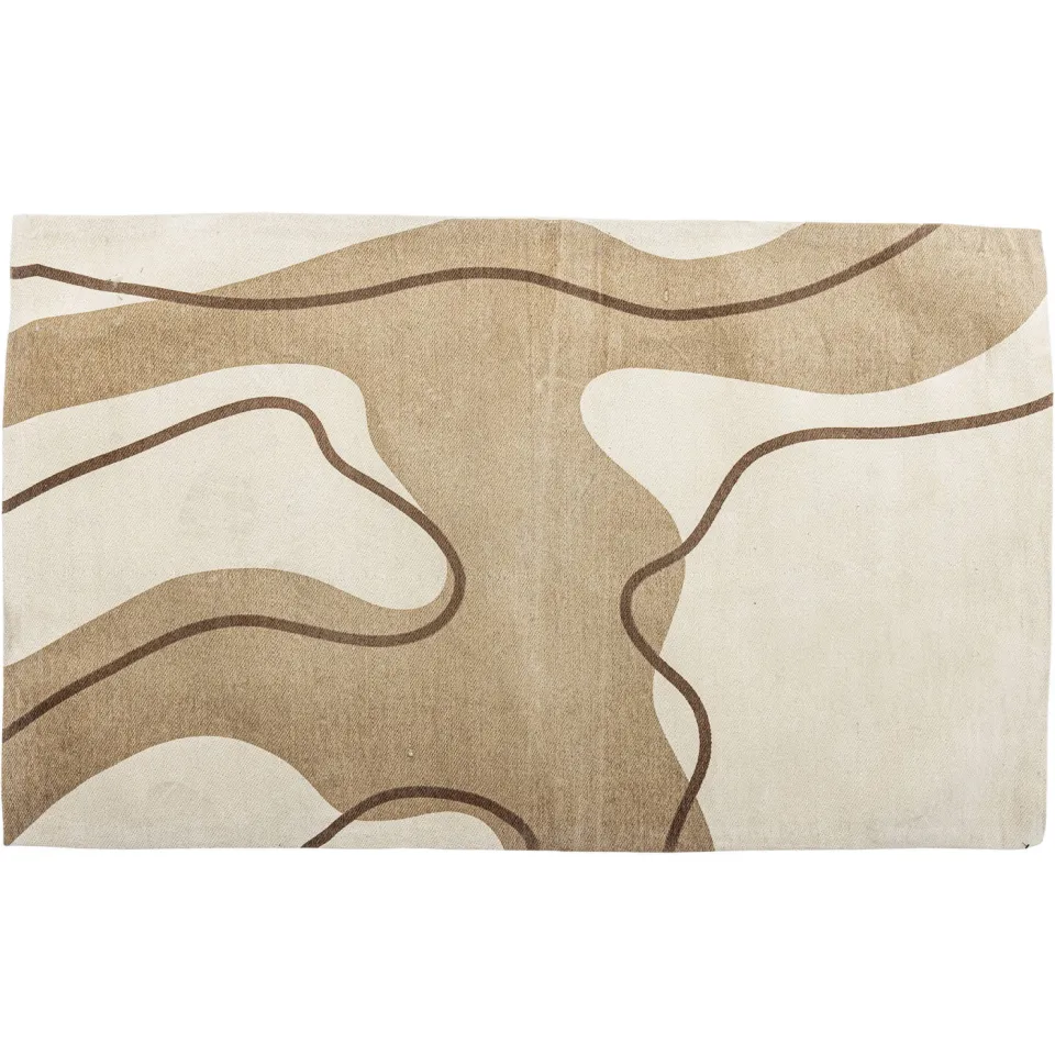 Bloomingville Volano vloerkleed beige, foto 3