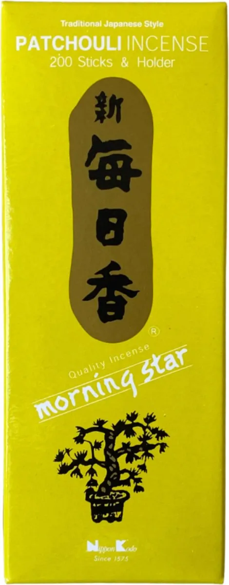 Yogi & Yogini Meditation Wierook Morning Star Patchouli - 70 g - (200st.) hout