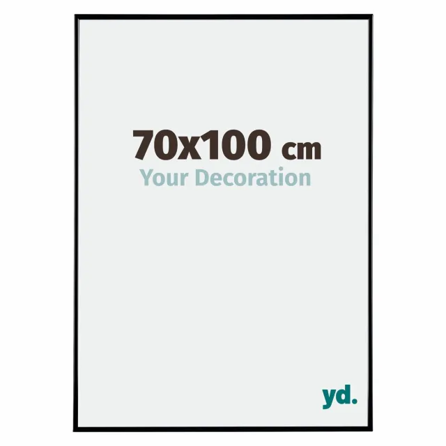 yd. Your Decoration - Fotolijst 70x100 cm - Kunststof - Zwart Hoogglans - Evry