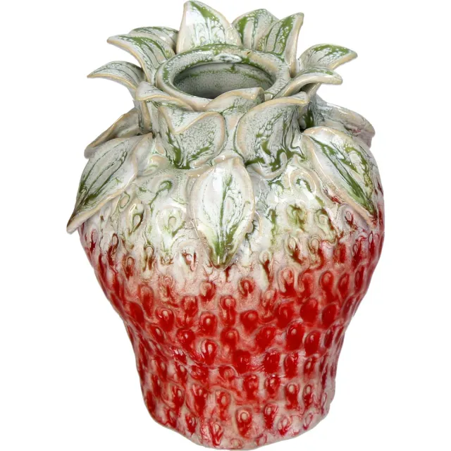 HD Collection Vaas Aardewerk Rood 11.5x11.5x15cm Red