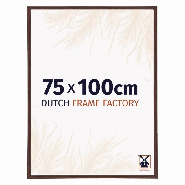Dutch Frame Factory Fotolijst 75x100 cm - Kunststof - Bruin - Angers