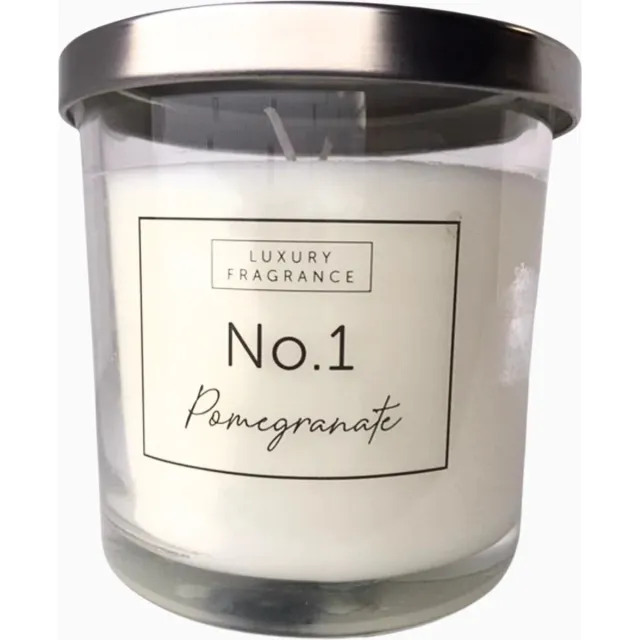 Luxury Fragrance Geurkaars Pomegranate wit