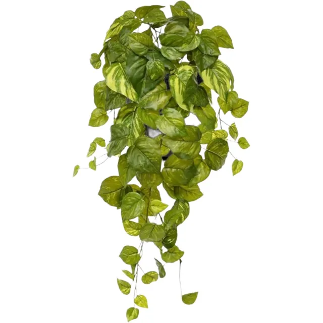 maxifleur Kunstplanten Pothos kunst hangplant 55cm - bont in pot