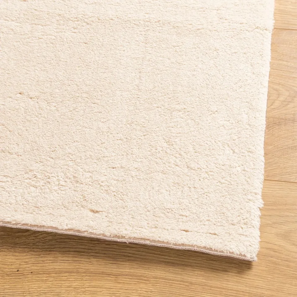 vidaXL Vloerkleed HUARTE laagpolig zacht wasbaar 80x200 cm beige, foto 4