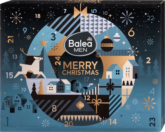Balea Men Adventskalender 2026 Merry Christmas Meerkleurig