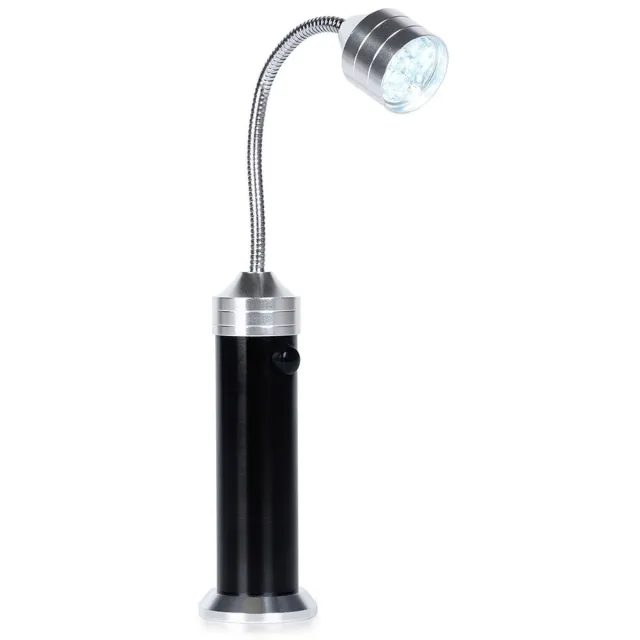 BBQ Magnetische Grill Lamp LED - 24 cm - Verstelbaar - Weersbestendig Zwart;Zilver