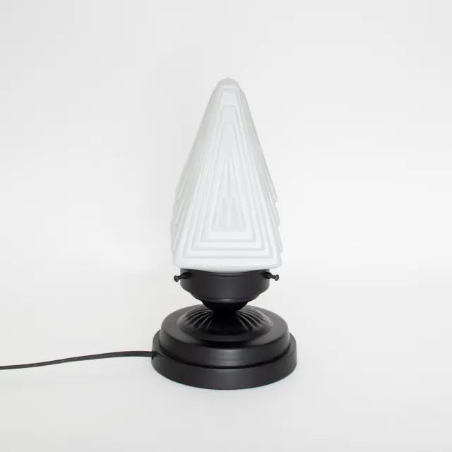 Coloured by Art Lage Tafellamp Finisterre Moonlight - Art Deco Trade Zwart
