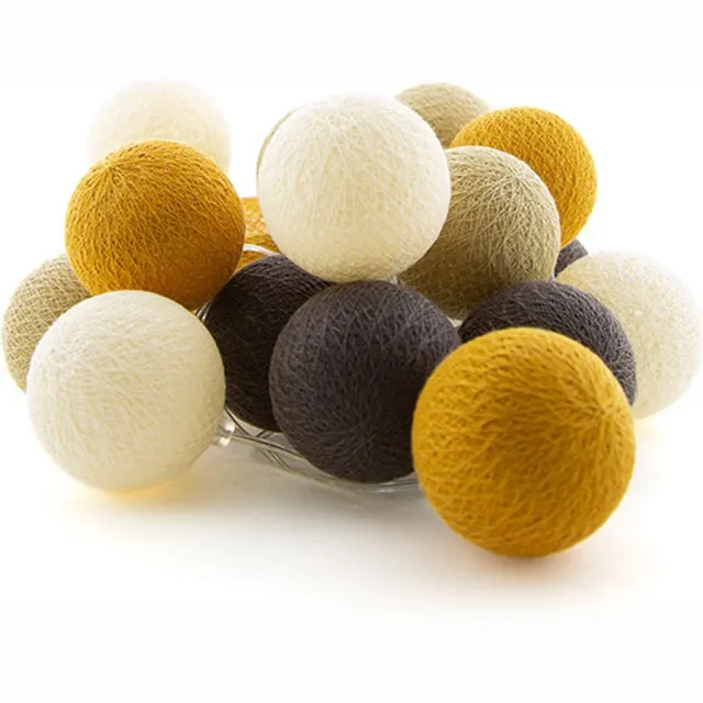 Cotton Ball Lights LED lichtslinger voor buiten - STARTERSET - verlengbaar - 20 lampjes - Sol