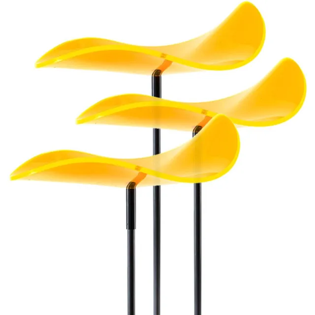 Cazador del Sol Zonnevangers Lucy - tuin decoratie voor buiten - Ø150mm x 120cm Geel Set3