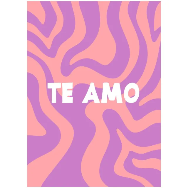 Poster & Frame Poster - Yuli Saputra - Te Amo (30 x 40 cm cm)