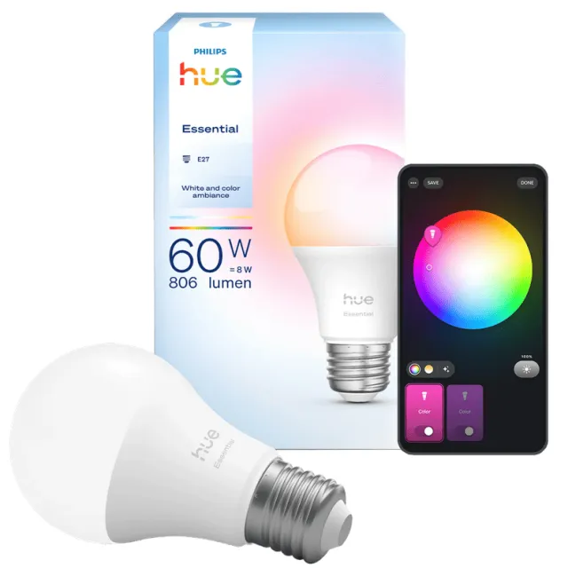 Philips Hue Essential A60 White and Color