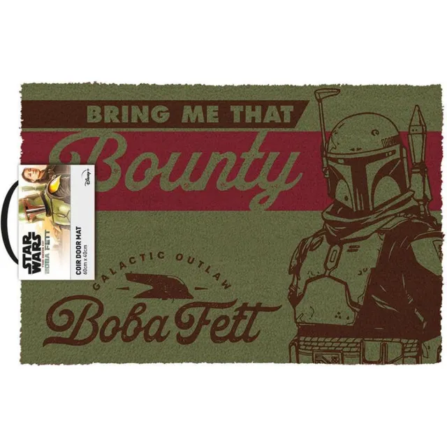 Pyramid International Star Wars - The Mandalorian - "Bring me that bounty" Deurmat 55x37cm Veelkleurig