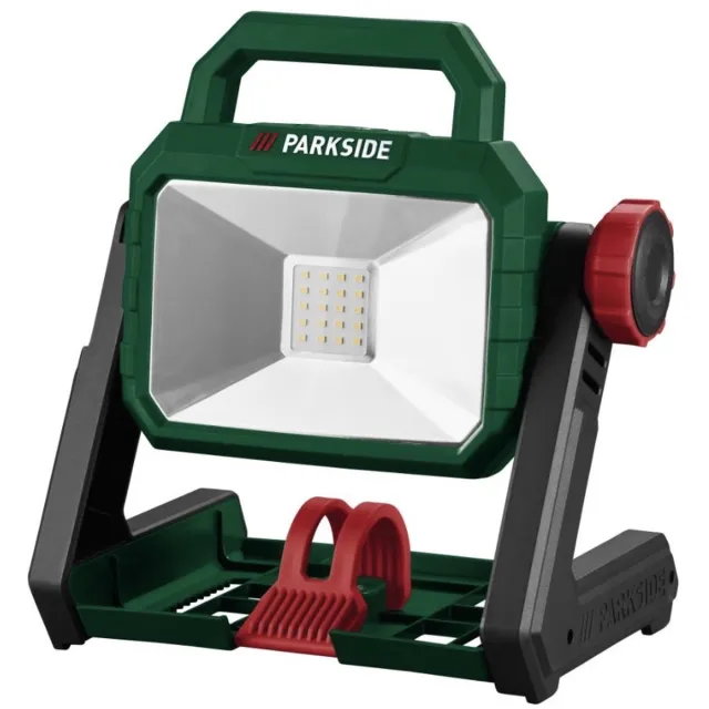 PARKSIDE Accu LED Schijnwerper - 20V - Lichtstroom: max. 2000 lm - Kleurtemperatuur: 5700 K - Exclusief accu en snellader Groen