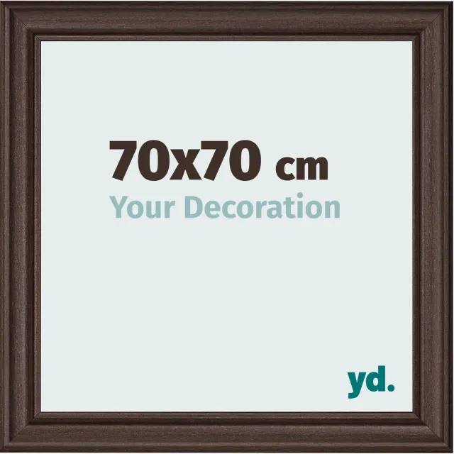 yd. Your Decoration - Fotolijst 70x70 cm - MDF - Eiken Donker - Lazio