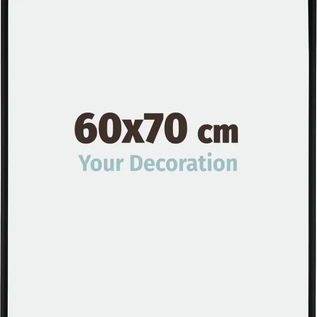 yd. Your Decoration - Fotolijst 60x70 cm - Aluminium - Zwart Mat - Kent