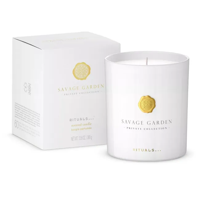 Rituals of Savege Garden - Privat Collection - Scented Candle 360 g - Kaars 360 g Whit
