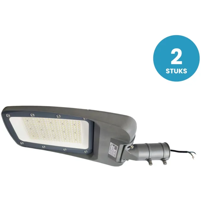 Tsong LED Straatverlichting 150W 25500lm - Koelwit 4000K - IP66 - 2 stuks - 230V