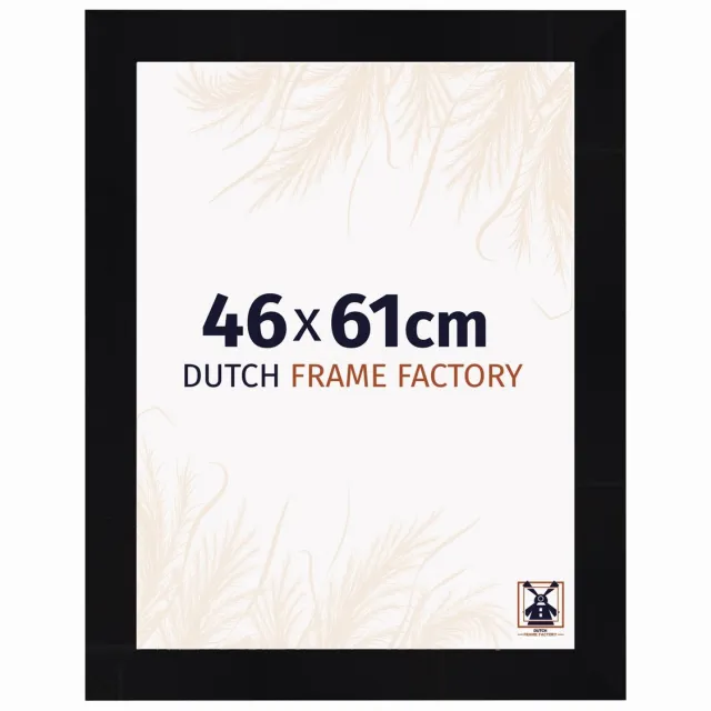 Dutch Frame Factory Fotolijst 46x61 cm - MDF - Zwart Hoogglans - Praag