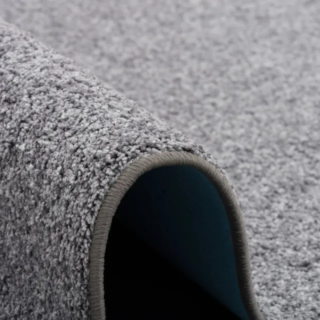 Snapstyle Hoogpolig Velours Tapijt Loper Mona Zwart