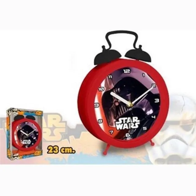 Star Wars klok Darth Vader - 30cm -staand model Bonte kleuren
