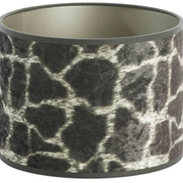 Light & Living Lampenkap cilinder Mosa bruin 25