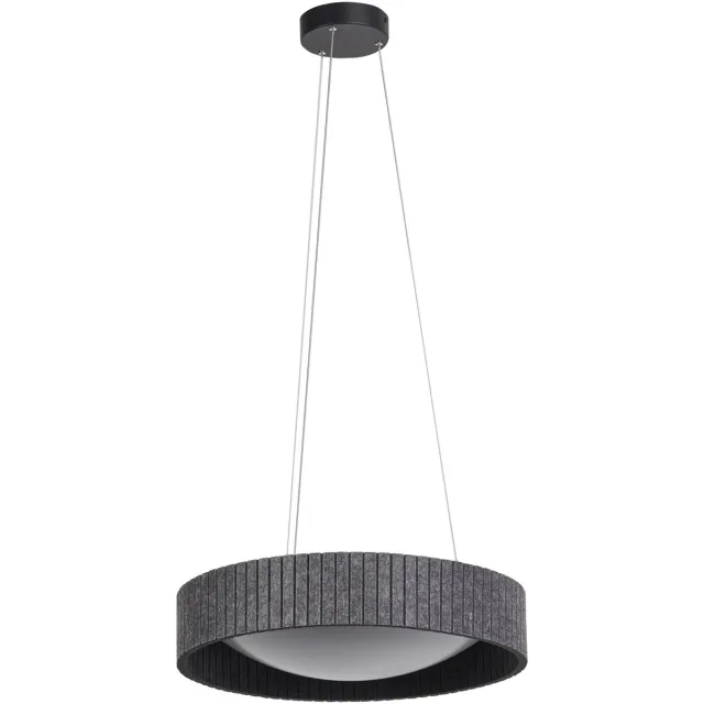 Osram Decor decoratieve hanglamp met vilten cilinders, 28W, 1000lm, 3000K, 830 warm wit, 500mm, vilt/metaal, IP20, donkergrijs, LED niet vervangbaar