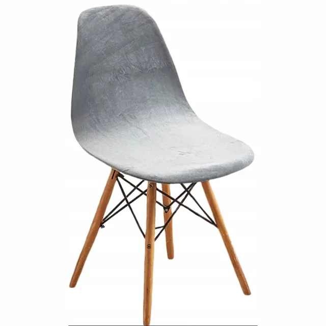 Ubieramy-meble Lichtgrijze Velours Stoelhoes Scandinavisch - Stijlvolle Bescherming