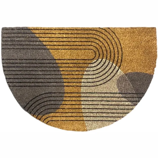 MD-Entree MD Entree - Deurmat - Kokosmat - Finesse -Rainbow Grey - 40 x 60 cm Meerkleurig