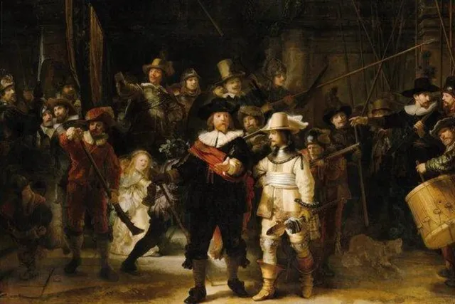 Hole in the Wall Rembrandt - De Nachtwacht Maxi Poster 61 x 91,5cm Nvt