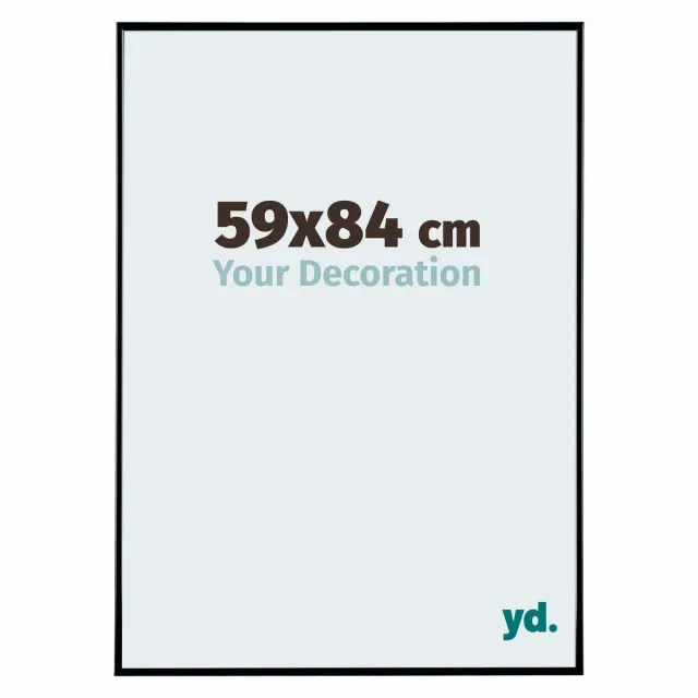 yd. Your Decoration - Fotolijst 59x84 cm - Kunststof - Zwart Hoogglans - Evry