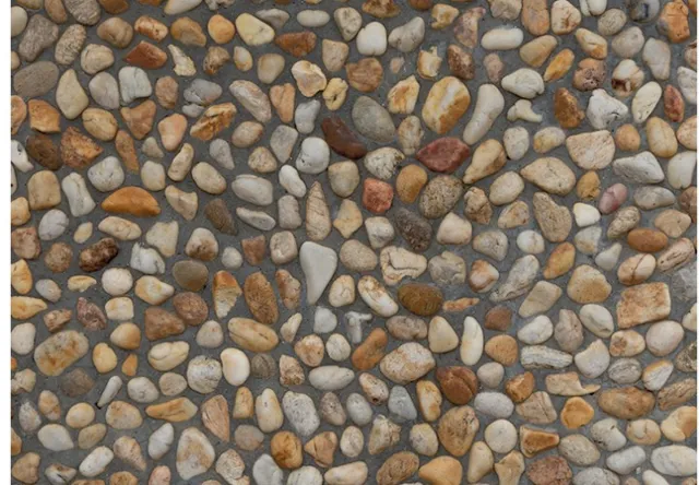 MD-Entree MD Entree - Deurmat - Schoonloopmat - Eco Design - Pebble Beach - 50 x 75 cm Bruin