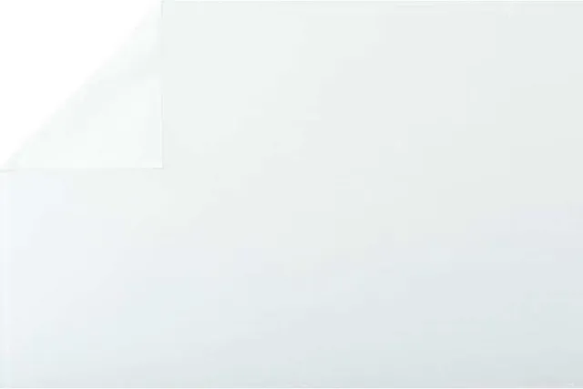 2LIF 3x rollen raamfolie wit semi transparant 45 cm x 2 meter zelfklevend - Glasfolie - Anti inkijk folie