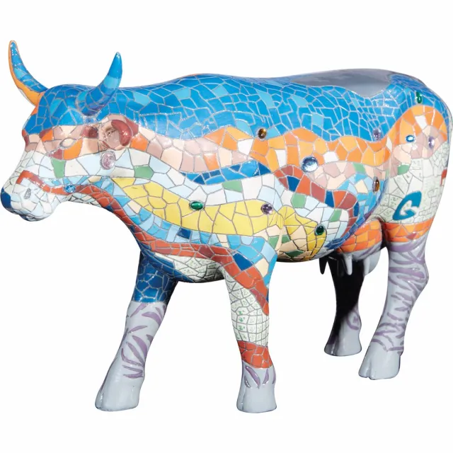 cowparade Barcelona | Large blauw