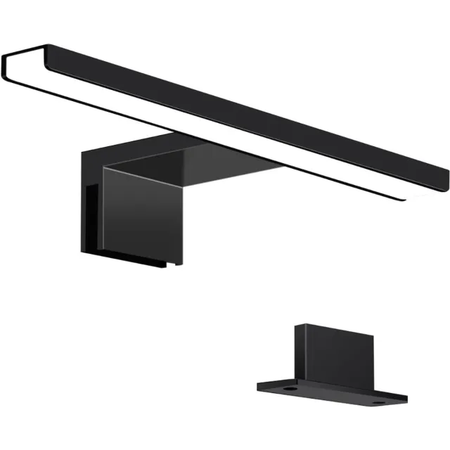 White Label White-Label® Spiegellamp Badkamer - Wandlamp - Spiegelverlichting - Zwart