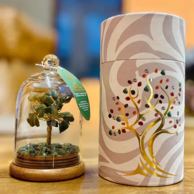 AW Gifts Edelsteendome – Groene Aventurijn – 30 Stenen