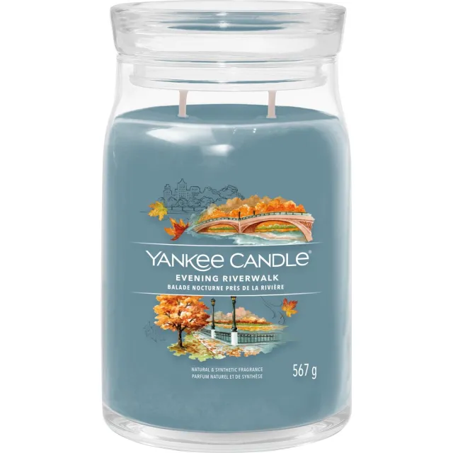 Yankee Candle Signature Yankee Candle Evening Riverwalk Signature Large Jar Blue