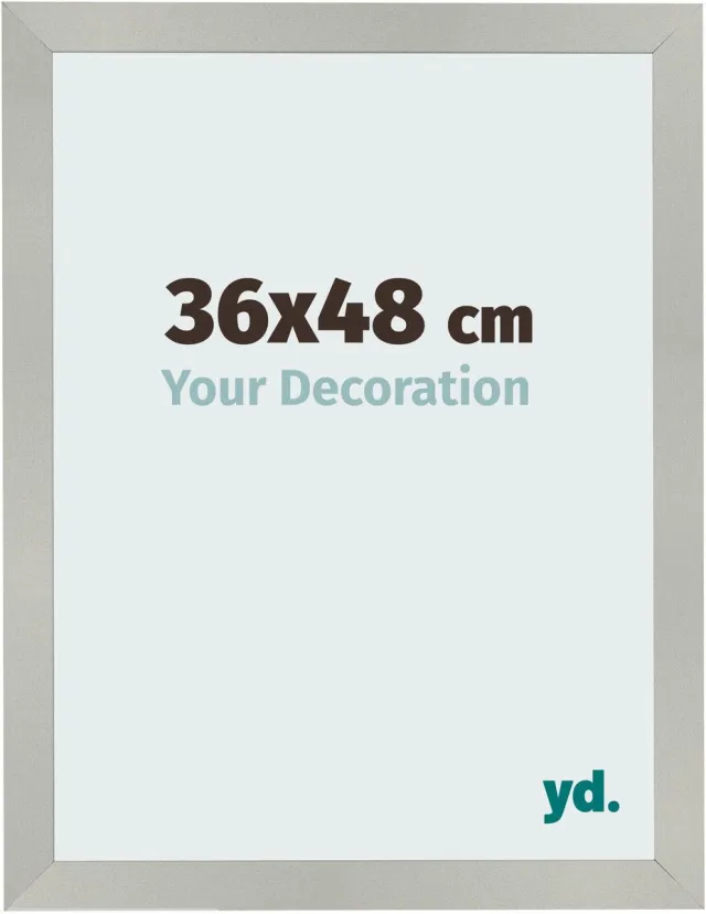 yd. Your Decoration - Fotolijst 36x48 cm - MDF - Zilver Mat - Bologna