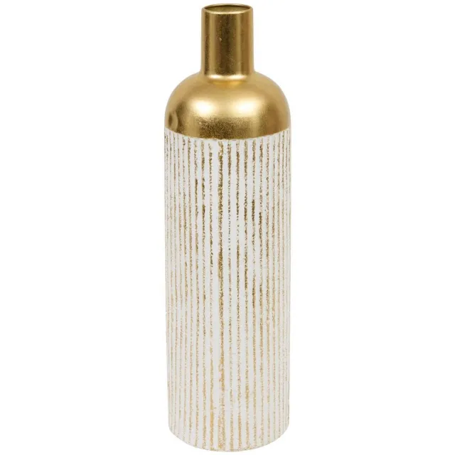 Atmosphera Créateur d'intérieur® Hoge, tweekleurige cilindervormige vaas van gietijzer MIRSA Multicolore