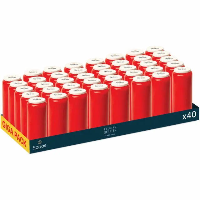 Spaas Noveenkaars 9 Dagen Rood - 40 x 1 stuk - Voordeelverpakking