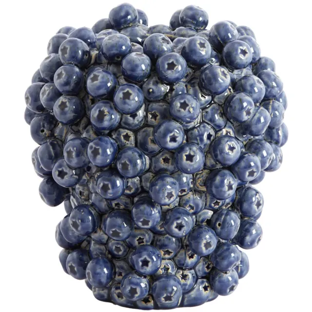 Light & Living Vaas BERRIES - Ø20x22.5 cm - Blauw