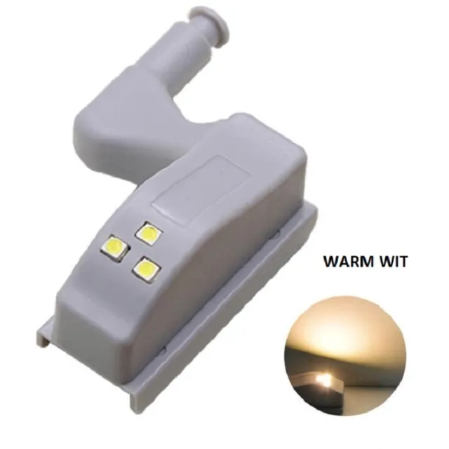 iso trade Automatische - LED - Scharnierverlichting - Kast Verlichting - Warm Wit Warm wit licht