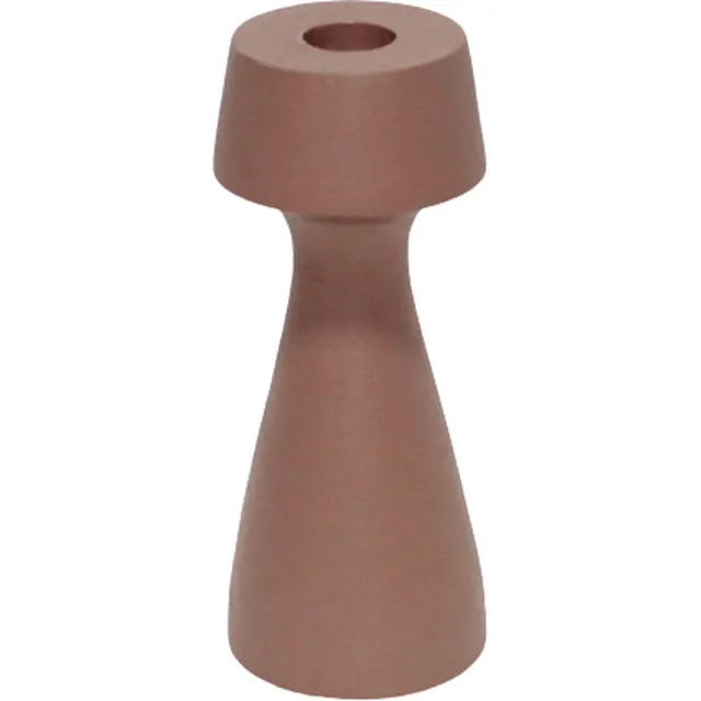 Branded by Kandelaar - Branded by - kandelaar Marle nude - 16 cm hoog Roze