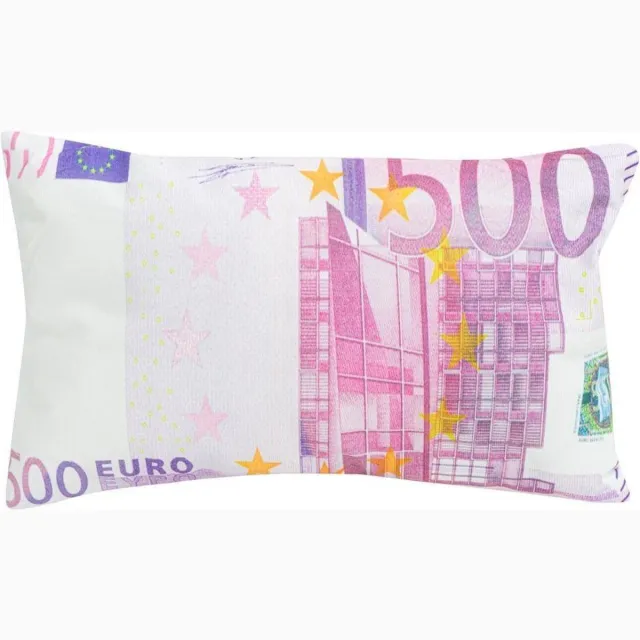 ZWC Sierkussen - Geldbiljet Euro - Paars - 40 Cm X 20 Cm