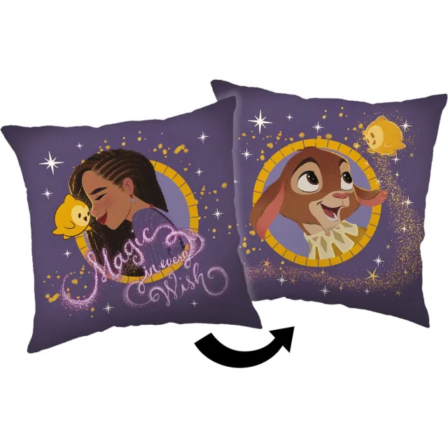 Disney Wish Sierkussen Asha - 35 x 35 cm - Polyester Paars