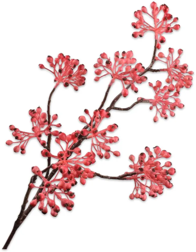 Silk-ka Kunsttak - bessentak - roze - H82 cm