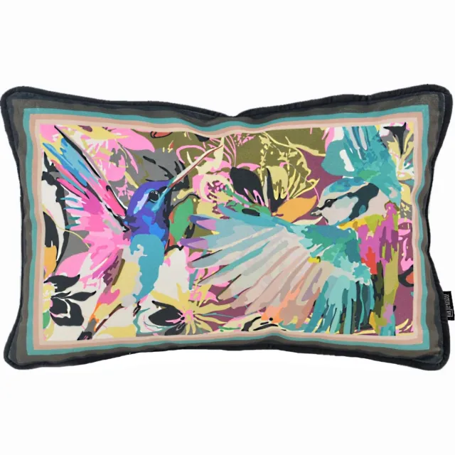 Gek op Kussens! Velvet Artistic Colors Kussenhoes | Fluweel / Polyester | 30 x 50 cm Blauw-Groen