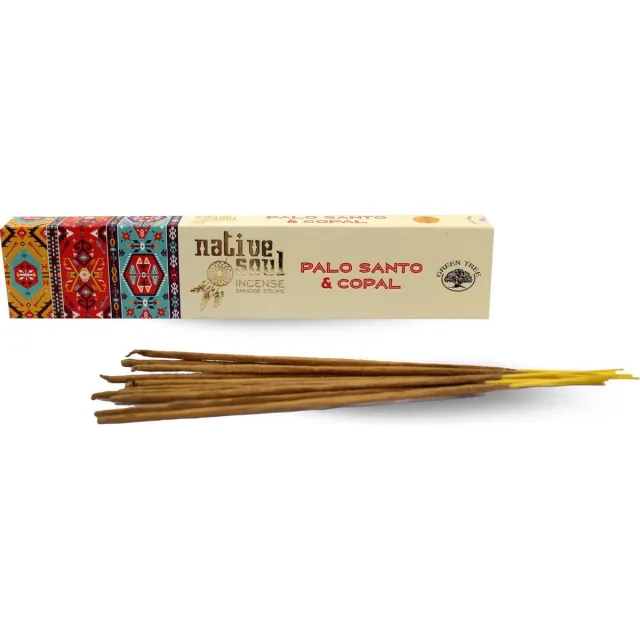Green Tree Candle Company Green Tree Native Soul Palo Santo & Copal Wierook 15gram los pakje bruin