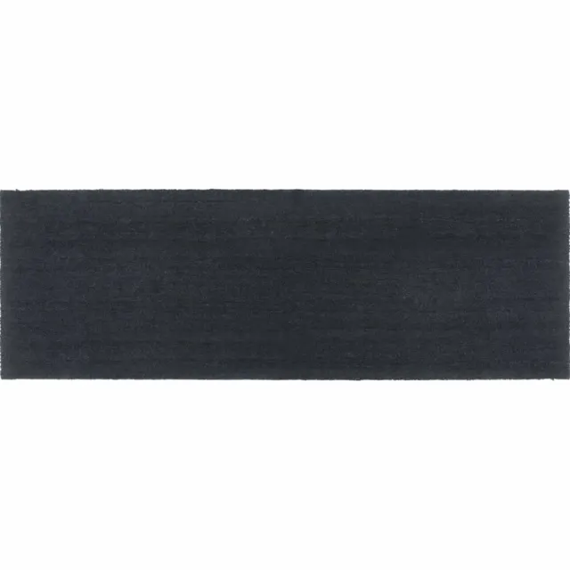 vidaXL Deurmat 100x300 cm getufte kokosvezel donkergrijs