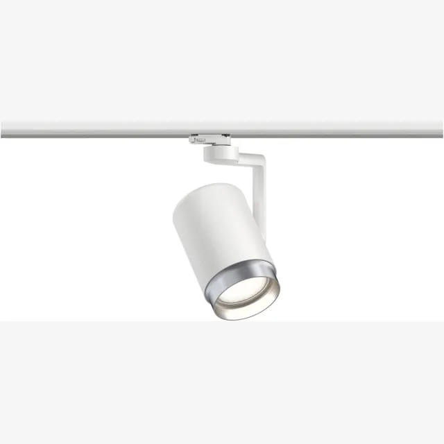 Paulmann 95412 ProRail3 railsysteem voor plafondverlichting, Asthene E27 max. 50W 230V, chroomafwerking, plafondrail, metaal en kunststof